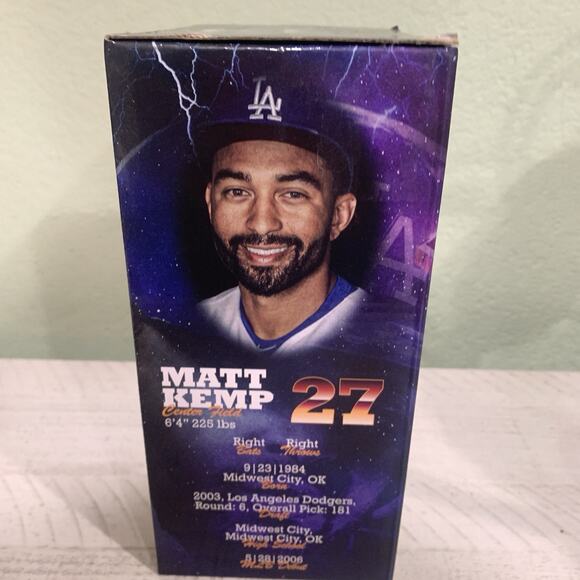 2024 Los Angeles Dodgers Matt Kemp Bobble Bobblehead SGA 8-11-24 - Picture 3 of 4